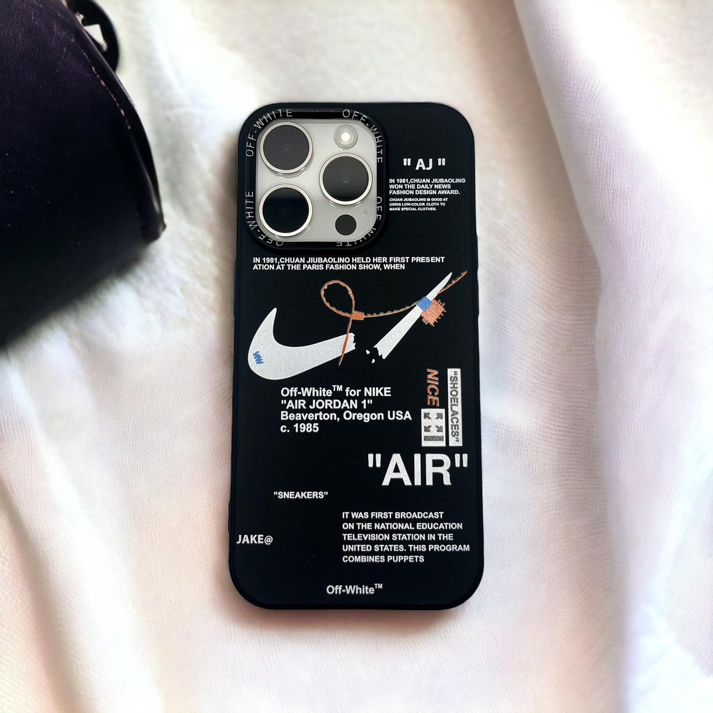 Capa Nike x Off-White Black - PremiumCase